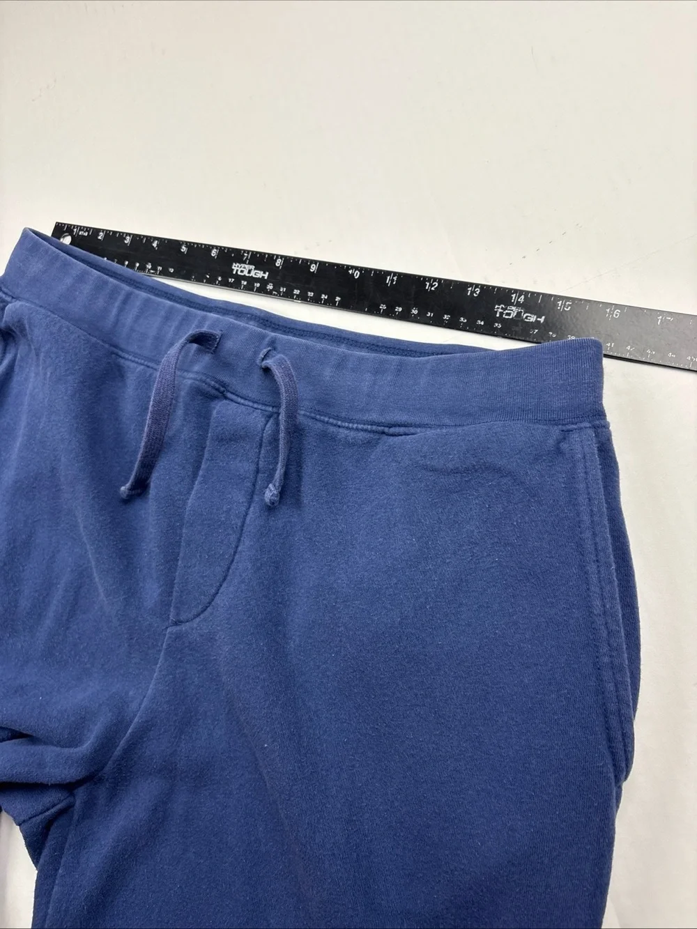 Polo Ralph Lauren Men Large Sweatshorts Blue Bear Embroidered Elastic Waist